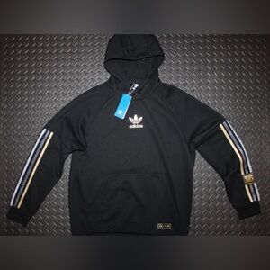 Men`s Adidas Originals Chile 20 Trefoil Hoodie Size Medium‎ HD8294 Black